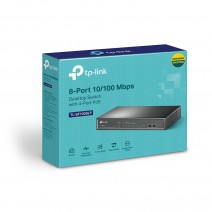 TP-LINK TL-SF1008LP 8PORT 10/100 YÖNETİLEMEZ POE SWITCH