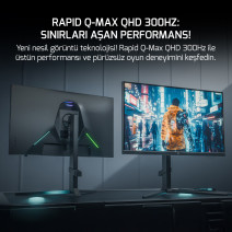 27 GAMEPOWER RAPID Q-MAX FLAT 0.5MS 300Hz QHD MONITOR