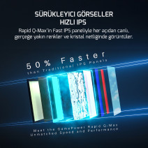 27 GAMEPOWER RAPID Q-MAX FLAT 0.5MS 300Hz QHD MONITOR