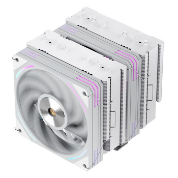 SEGOTEP MU HT6 Beyaz 2x120mm ARGB Hava Soğutucu